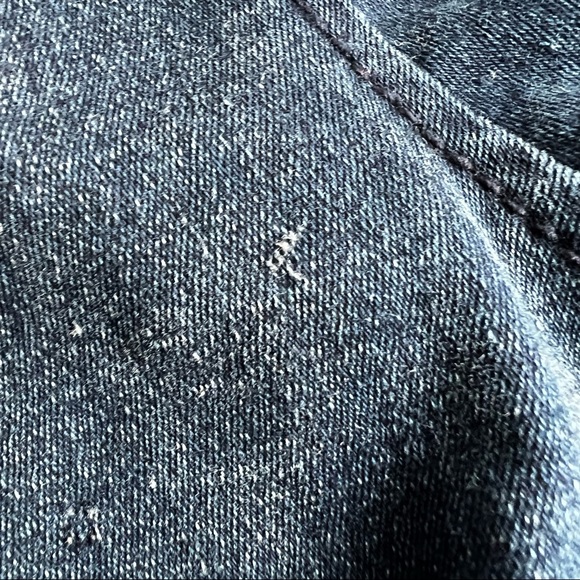 LIKE NEW! Guess Blue Denim Jacket with Gold Hardware - Picture 6 of 9